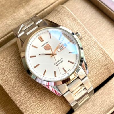 TAG Heuer Straps Replacement Link Lady Watch Grand Carrera Calibre 5  Automatic Movement Steel 43mm Watch